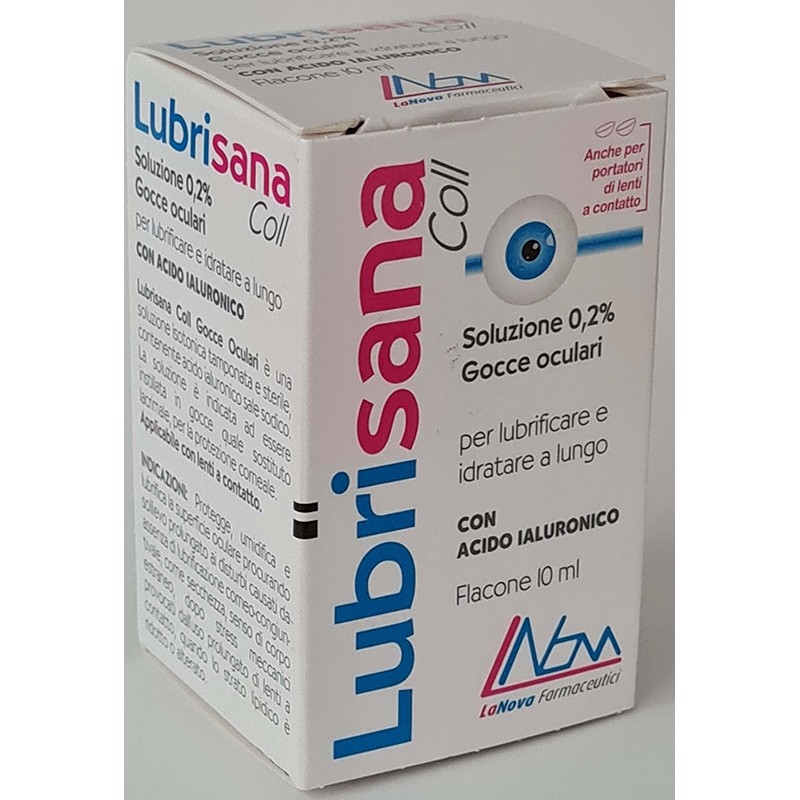 Lanova Farmaceutici Collirio Lubrisana Flacone 10 Ml - Gocce oculari - 978244919 - Lanova Farmaceutici - € 15,51