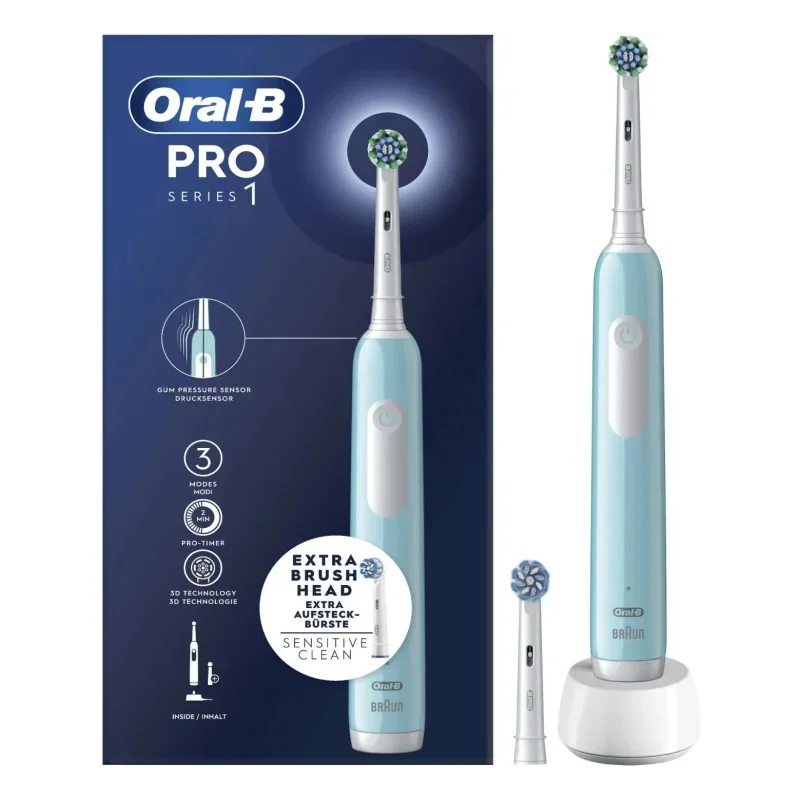 Oral-B Pro Series 1 Spazzolino Elettrico Blu + 1 Testina di Ricambio - Spazzolini elettrici e idropulsori - 987290739 - Oral-...