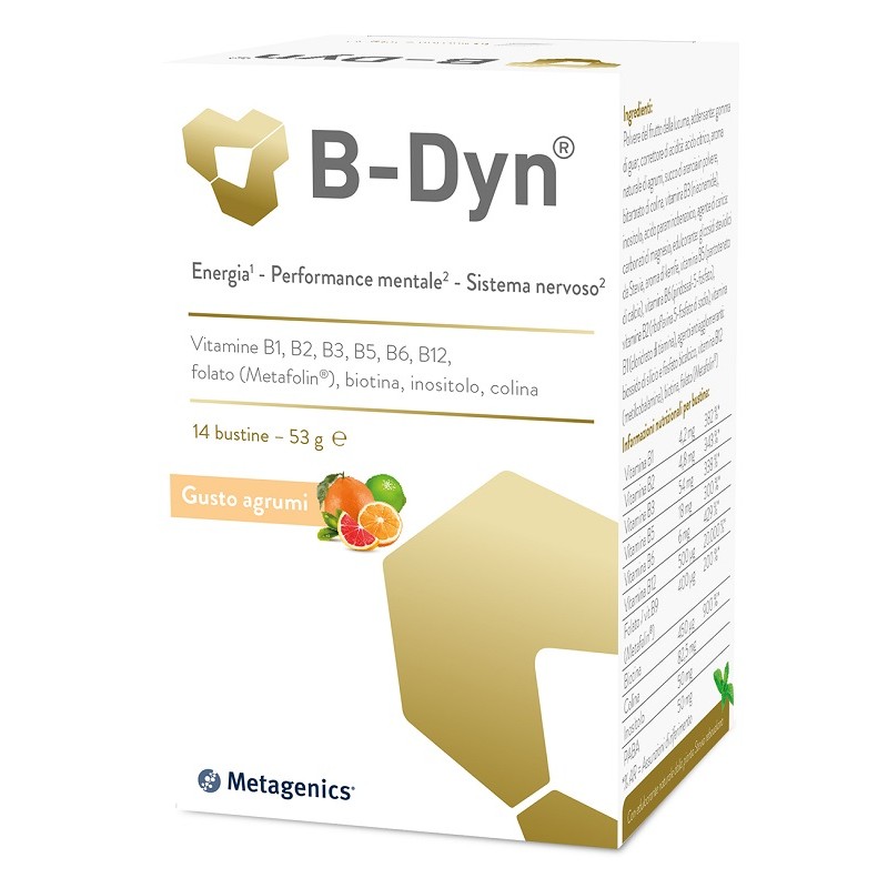 Metagenics Belgium Bvba B Dyn 14 Bustine Gusto Agrumi - Integratori multivitaminici - 985988219 - Metagenics - € 12,60