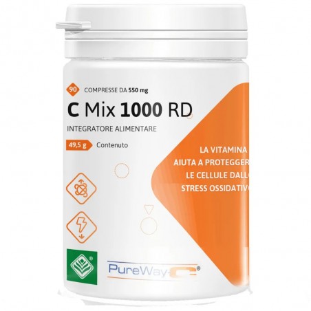 Vitamina C Mix 1000 RD Integratore 90 Compresse - Integratori di vitamina C - 978974261 -  - € 15,14