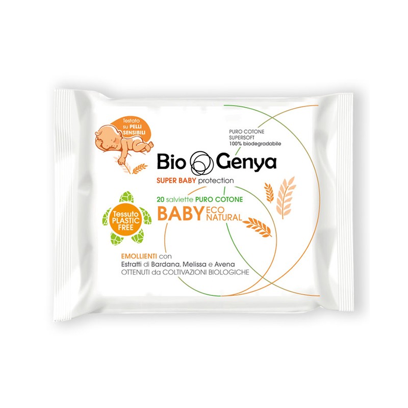 Diva International Biogenya Eco Natural Salviettina Baby Cotone 20 Pezzi - Ausili per degenza - 912650607 - Diva Internationa...