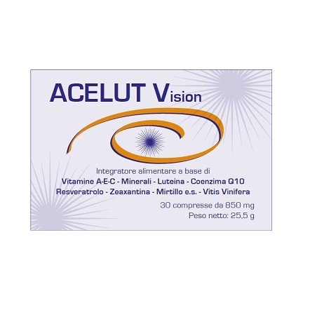 Acelut Vision Integratore per la Vista 30 Compresse - Integratori per occhi e vista - 902682398 - Quality Farmac - € 22,31