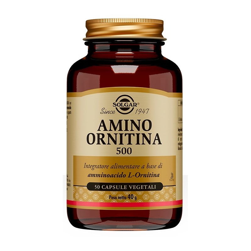 Solgar It. Multinutrient Amino Ornitina 500 50 Capsule Vegetali - Integratori per apparato digerente - 940366103 - Solgar - €...