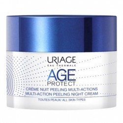 Uriage Laboratoires Dermatolog Age Protect Crema Notte Peeling Multi Azione 50 Ml - Rughe - 974035786 - Uriage - € 31,70