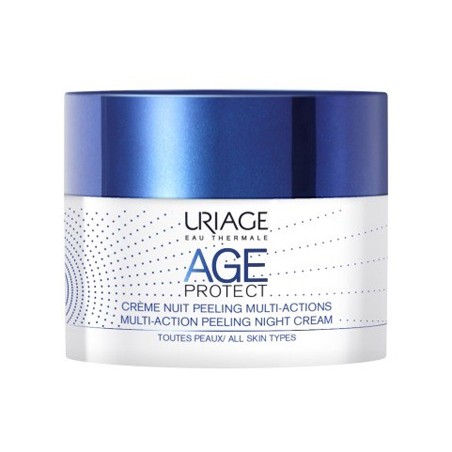 Uriage Laboratoires Dermatolog Age Protect Crema Notte Peeling Multi Azione 50 Ml - Rughe - 974035786 - Uriage - € 31,70