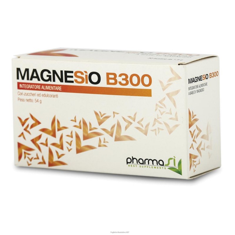 Magnesio B 300 ad Alto Dosaggio 30 Bustine - Vitamine e sali minerali - 933869998 -  - € 16,33