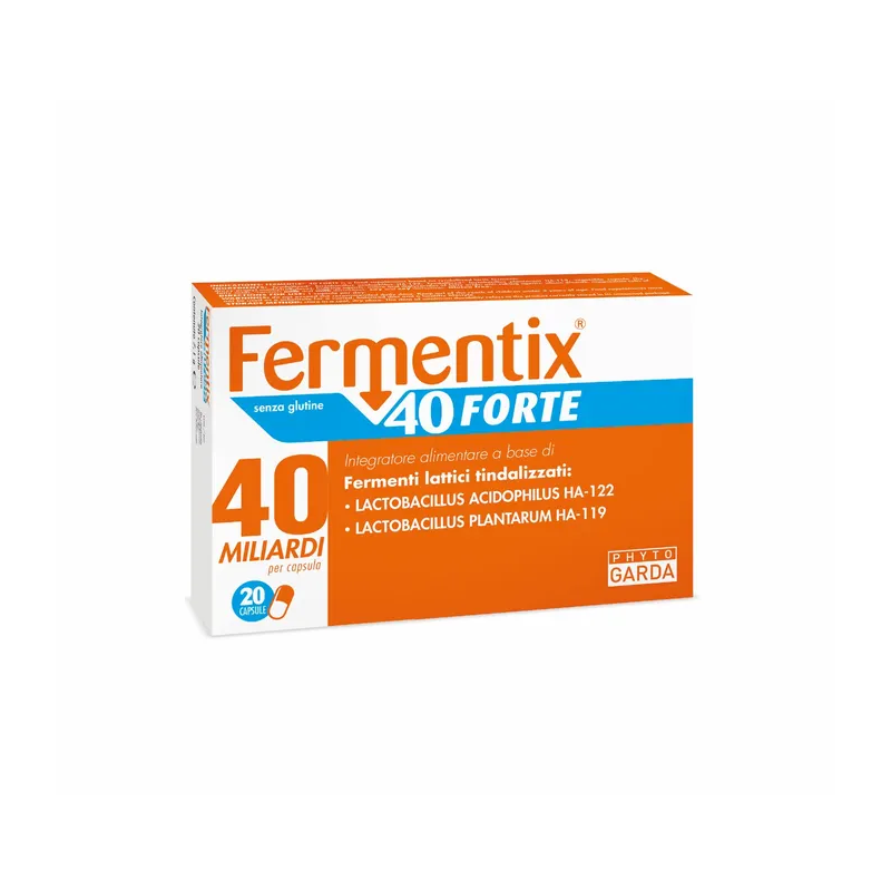 Fermentix 40 Forte Fermenti Lattici Tindalizzati 20 Capsule - Integratori di fermenti lattici - 984812483 - Named - € 13,65