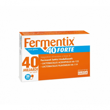 Fermentix 40 Forte Fermenti Lattici Tindalizzati 20 Capsule Named - 1 Fermentix 40 Forte Fermenti Lattici Tindalizzati 20 Capsule Named - 1