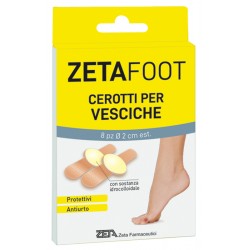 Zeta Farmaceutici Zetafoot Cerotto Idrocolloidale Vesciche 8 Pezzi - Prodotti per la callosità, verruche e vesciche - 9447795...