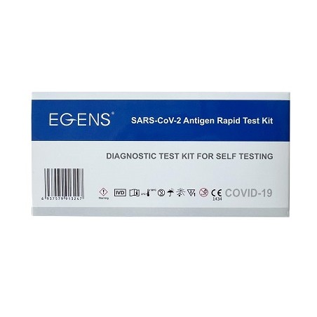 Test Antigenico Rapido Covid-19 Egens Autodiagnostico Determinazione Qualitativa Antigeni Sars-cov-2 - Tamponi Covid-19 - 984...