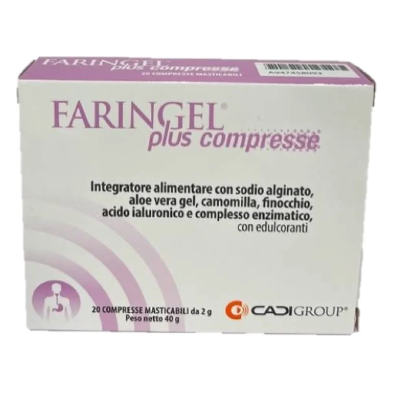 Faringel Plus Reflusso Gastroesofageo 20 Compresse - Integratori per apparato digerente - 947458093 -  - € 14,48