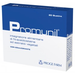 Proge Farm Promunil 20 Bustine - Prodotti fitoterapici per raffreddore, tosse e mal di gola - 971260373 - Proge Farm - € 13,51