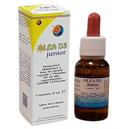 Herboplanet Olea D3 Junior Gocce 10 Ml - Integratori multivitaminici - 977796150 - Herboplanet - € 9,14