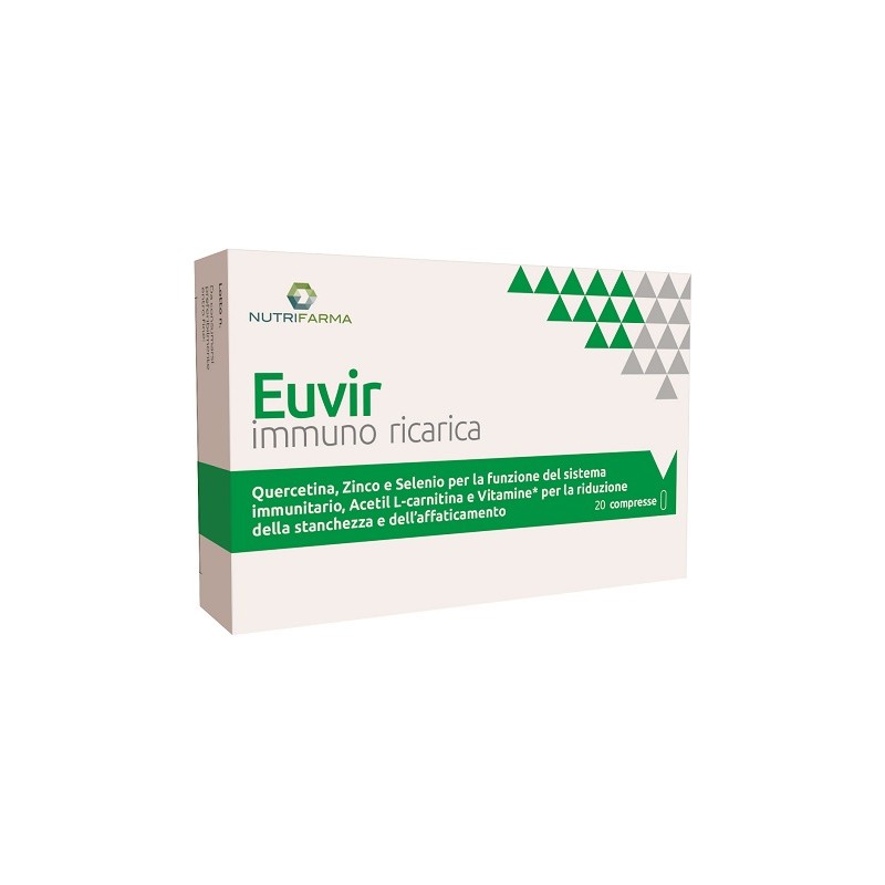 Aqua Viva Euvir Immuno Ricarica 20 Compresse - Integratori per difese immunitarie - 982510885 - Aqua Viva - € 17,73