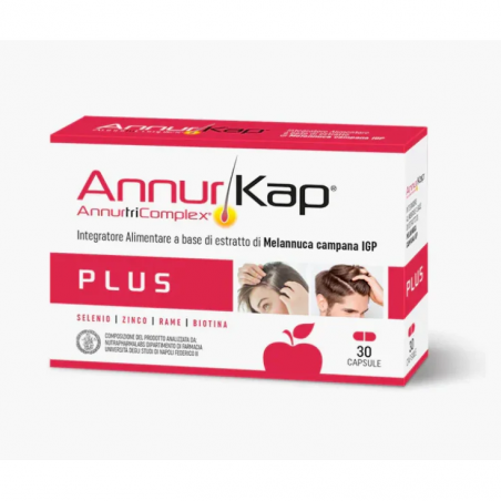 Annurkap Plus Integratore per Rafforzare i Capelli 30 Capsule - Integratori per pelle, capelli e unghie - 986079871 - Di-va -...