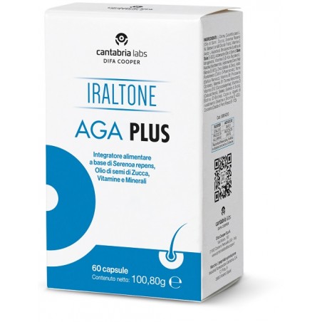 Difa Cooper Iraltone Aga Plus 60 Capsule - Integratori per pelle, capelli e unghie - 987963319 - Difa Cooper - € 36,24