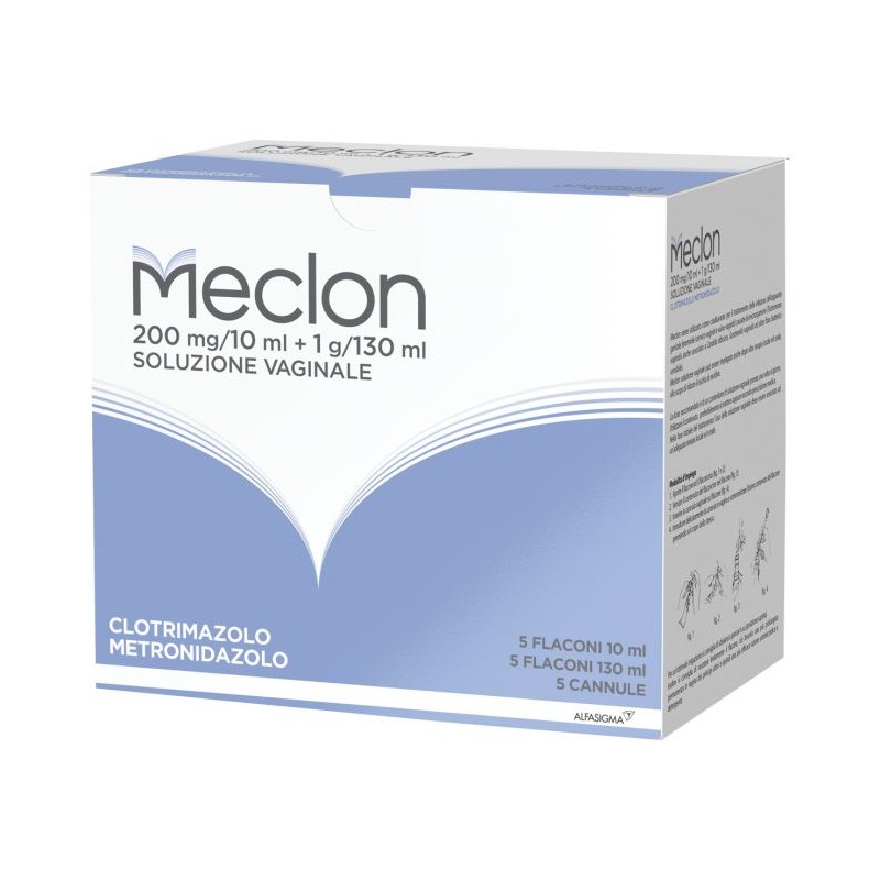 Meclon Soluzione Vaginale per Vulvo-Vaginiti 5 Flaconi - Farmaci ginecologici - 049888011 - Farmed - € 14,08