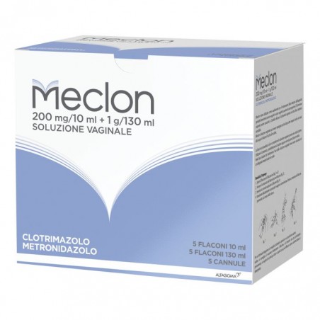 Meclon Soluzione Vaginale per Vulvo-Vaginiti 5 Flaconi - Farmaci ginecologici - 049888011 - Farmed - € 14,08