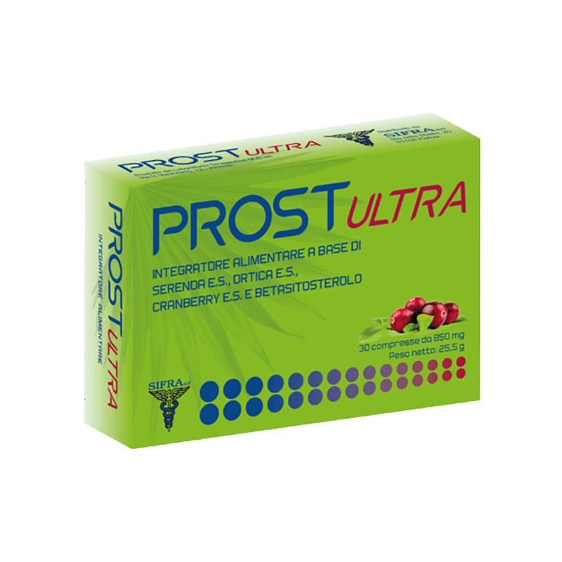 Sifra Prost Ultra 30 Compresse 850 Mg - Integratori per apparato uro-genitale e ginecologico - 979418581 - Sifra - € 22,76