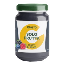 Farmafood Giusto Solo Frutta Confettura Frutti Di Bosco 220 G - Sostitutivi pasto e sazianti - 987858444 - Farmafood - € 4,36