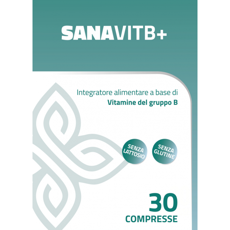 SanaVitB+ Integratore di Vitamine B 30 Compresse - Integratori multivitaminici - 987850928 - Farmadea - € 5,50