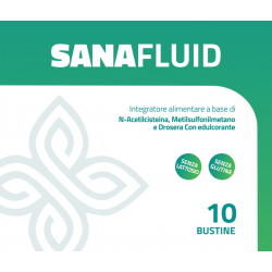 Sanafluid Integratore Fluidificante per Secrezioni Bronchiali 10 Bustine - Integratori di N-Acetilcisteina - 987850904 - Farm...
