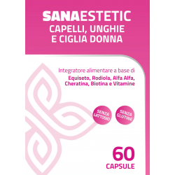 Sanaestetic Capelli Unghie e Ciglia Donna 60 Capsule - Integratori per pelle, capelli e unghie - 987850854 - Farmadea - € 12,89