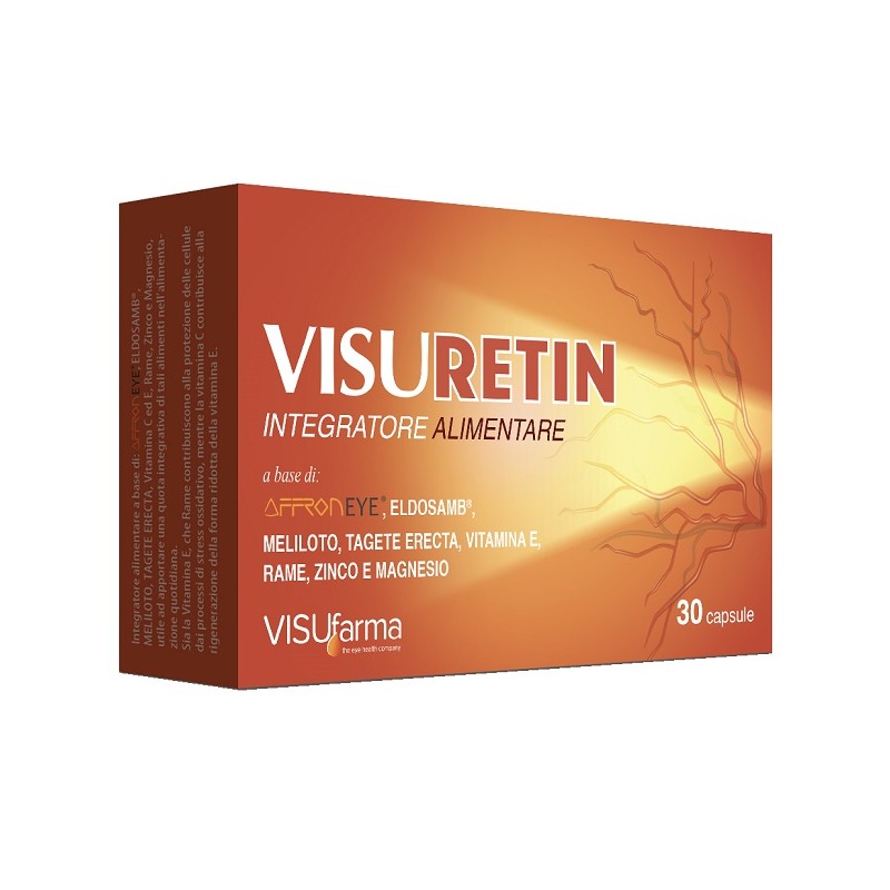 Visufarma Visuretin 30 Capsule - Integratori per occhi e vista - 945155380 - Visufarma - € 26,99