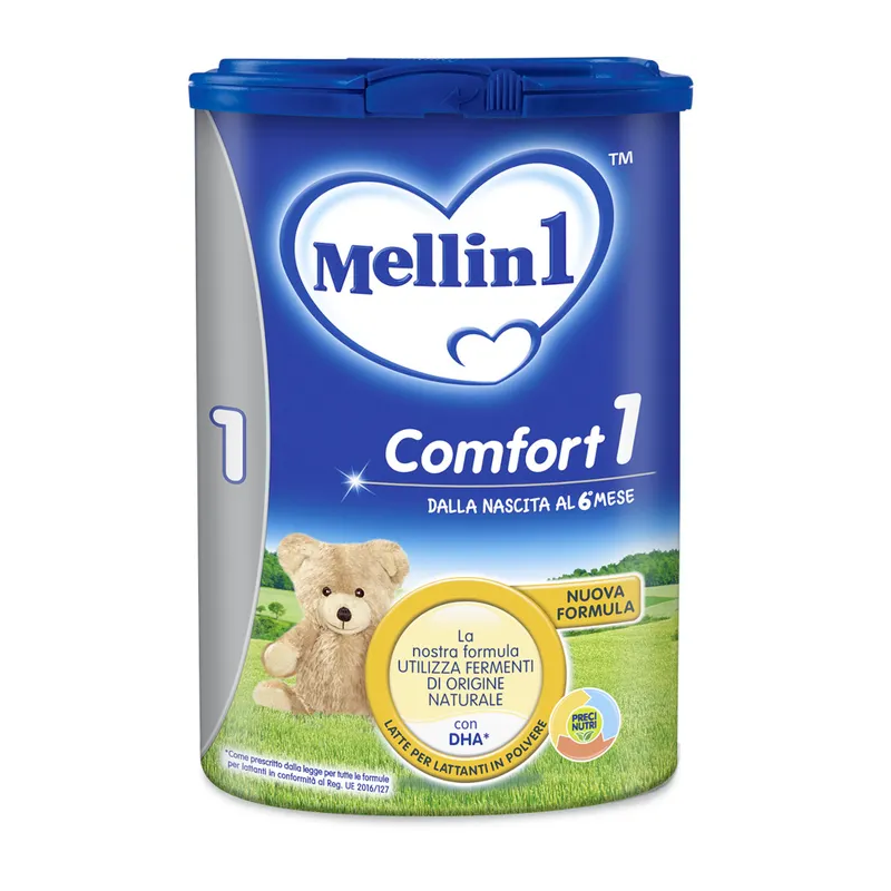 Mellin Comfort 1 Latte in Polvere dalla Nascita a 6 Mesi 800 G - Latte in polvere e liquido per neonati - 979051721 - Mellin ...