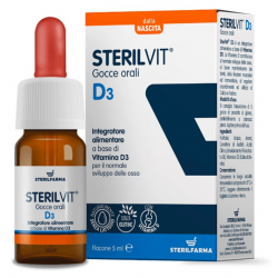 Sterilvit D3 Gocce Immunità Ossa Denti Flacone 5 Ml - Vitamine e sali minerali - 980504310 -  - € 15,15