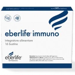 Eberlife Immuno Integratore Difese Immunitarie 16 Bustine Arancia - Integratori per difese immunitarie - 979683695 -  - € 16,52