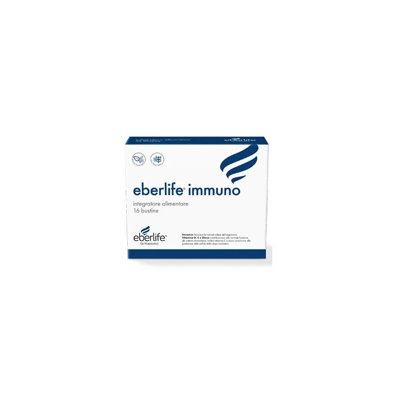 Eberlife Immuno Integratore Difese Immunitarie 16 Bustine Arancia - Integratori per difese immunitarie - 979683695 -  - € 16,52