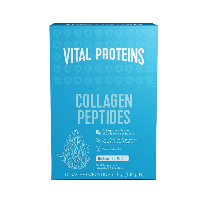 Nestle' Italiana Vital Proteins Collagen Peptides 10 Stick Pack Da 10 G - Integratori di Collagene - 984575528 - Nestle' Ital...