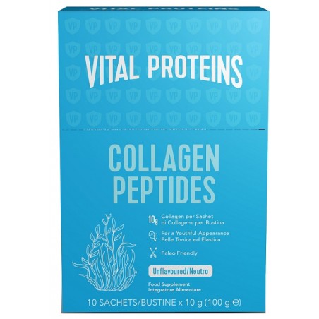 Nestle' Italiana Vital Proteins Collagen Peptides 10 Stick Pack Da 10 G - Integratori di Collagene - 984575528 - Nestle' Ital...