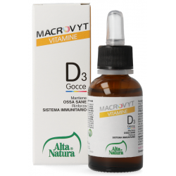 Alta Natura-inalme Macrovyt Vitamina D3 Veg Gocce 30 Ml - Integratori per concentrazione e memoria - 975039189 - Alta Natura ...