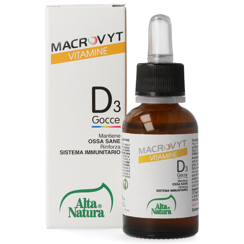 Alta Natura-inalme Macrovyt Vitamina D3 Veg Gocce 30 Ml Alta Natura - 1