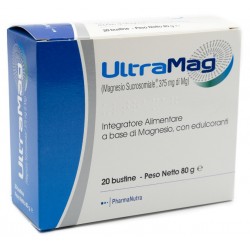 Ultramag Integratore di Magnesio 20 Bustine - Integratori di magnesio - 941840783 - Pharmanutra - € 13,25
