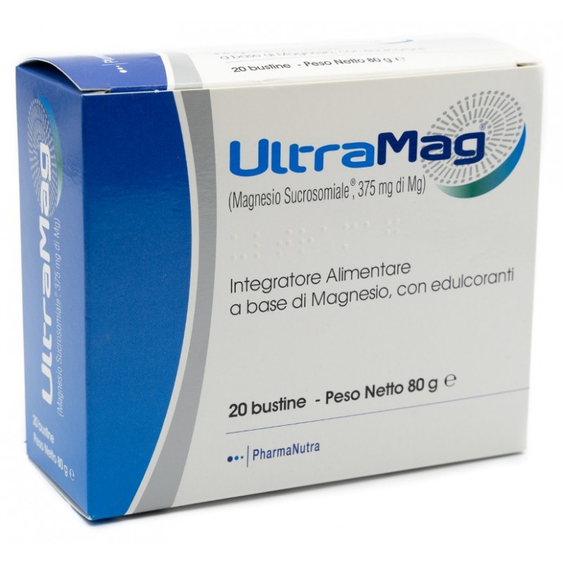 Ultramag Integratore di Magnesio 20 Bustine - Integratori di magnesio - 941840783 - Pharmanutra - € 13,25