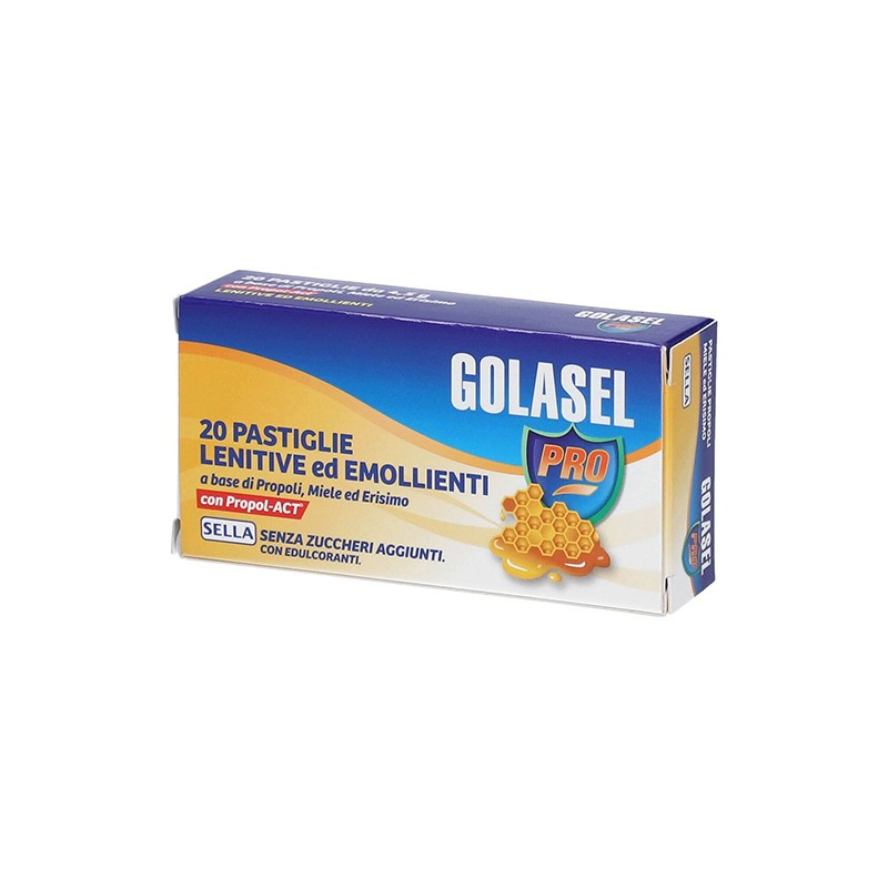 Sella Golasel Pro 20 Pastiglie Miele - Integratori per mal di gola - 975457490 - Sella - € 5,21