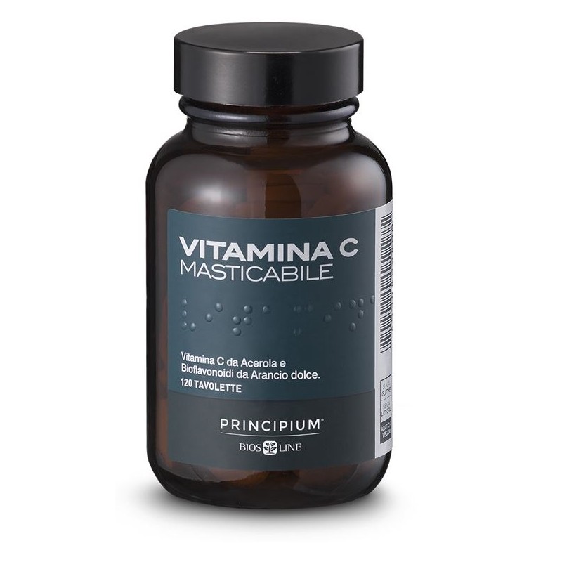 Bios Line Principium Vitamina C Masticabile 120 Tavolette - Integratori per difese immunitarie - 947491686 - Bios Line - € 21,37