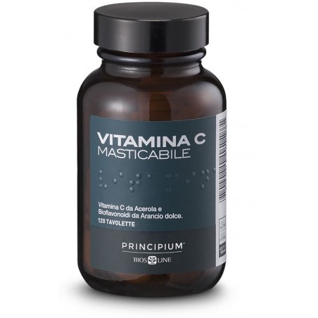 Bios Line Principium Vitamina C Masticabile 120 Tavolette - Integratori per difese immunitarie - 947491686 - Bios Line - € 21,37