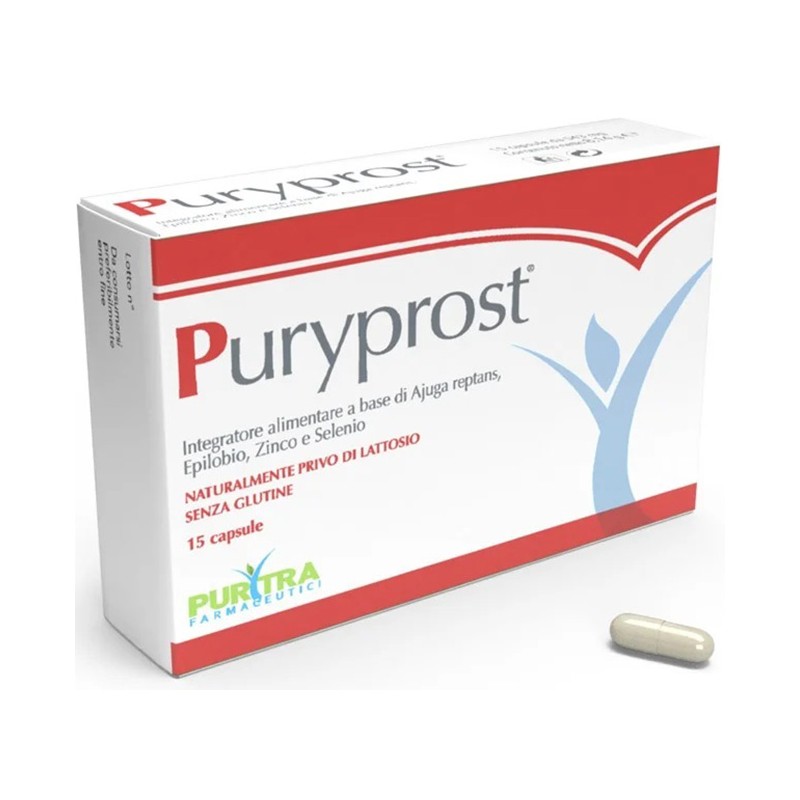 Purytra Farmaceutici Puryprost 15 Capsule - Integratori per apparato uro-genitale e ginecologico - 970486801 - Purytra Farmac...