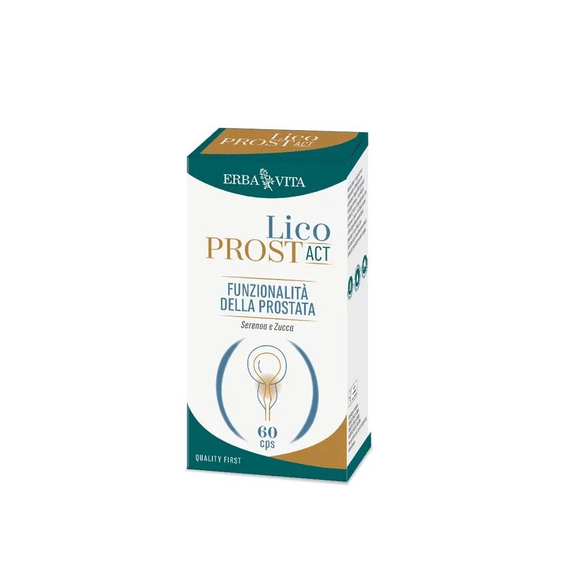 Licoprost Act Integratore per la Prostata 60 Capsule Erba Vita - 1