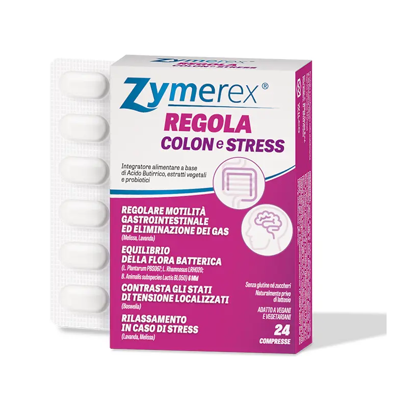 Zymerex Regola per Colon e Stress 24 Compresse  - 1