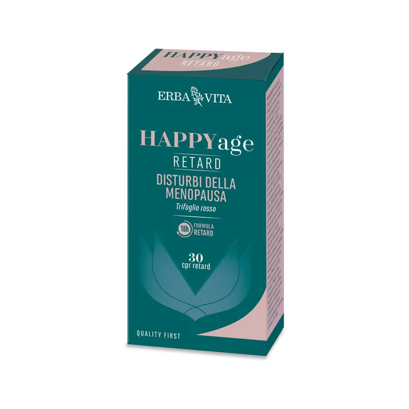 Happy Age Retard Integratore per Menopausa 30 Compresse - Integratori per ciclo mestruale e menopausa - 986581837 - Erba Vita...