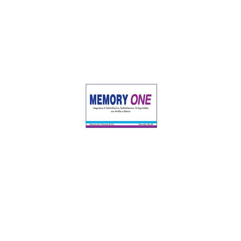 Leader Natural Pharma Memory One 12 Bustine - Integratori per concentrazione e memoria - 904923428 - Leader Natural Pharma - ...
