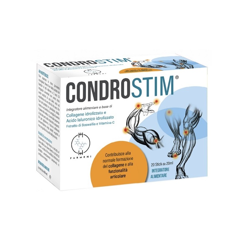 Farmeni Di Simone Menicocci Condrostim 20 Stick Pack - Integratori per dolori e infiammazioni - 987057712 - Farmeni Di Simone...