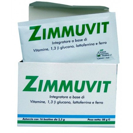 Leader Natural Pharma Zimmuvit 16 Bustine - Integratori per difese immunitarie - 904903248 - Leader Natural Pharma - € 13,90