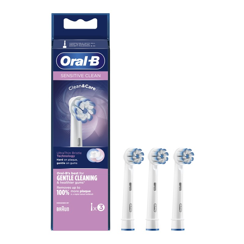 Procter & Gamble Oralb Sensitive Clean Eb60 Testine Per Spazzolino Elettrico 3 Pezzi - Igiene orale - 980495891 - Procter & G...