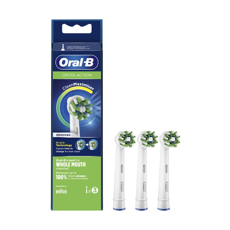 Procter & Gamble Oralb Cross Action Eb50 Testine Per Spazzolino Elettrico 3 Pezzi - Igiene orale - 980495915 - Procter & Gamb...